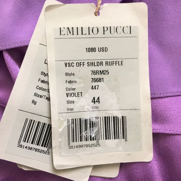 Emilio Pucci Ruffle Off the Shoulder - Picture 5 of 7